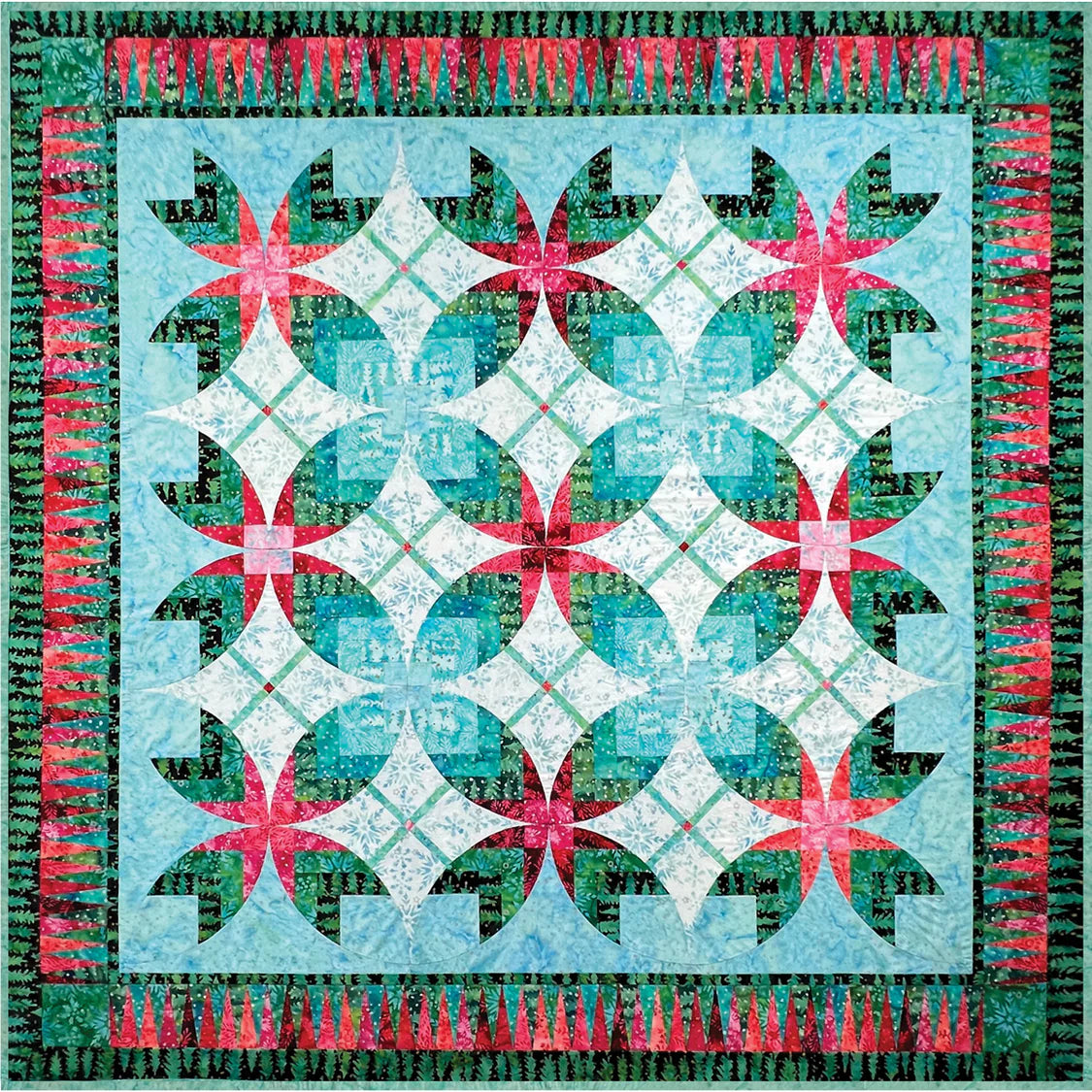 Christmas Rose Quilt Kit (Pre-Order)