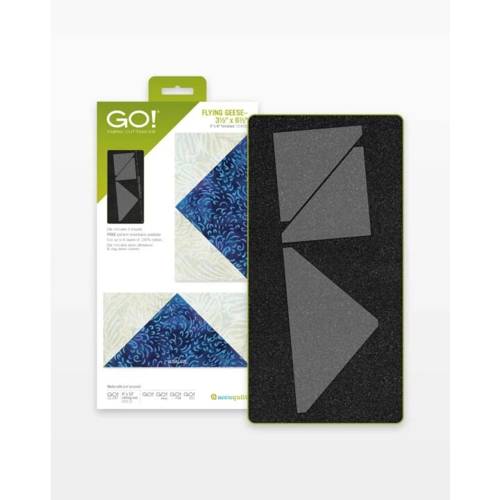 GO! Flying Geese 3 1/2" x 6 1/2" (3"x6" Finished)