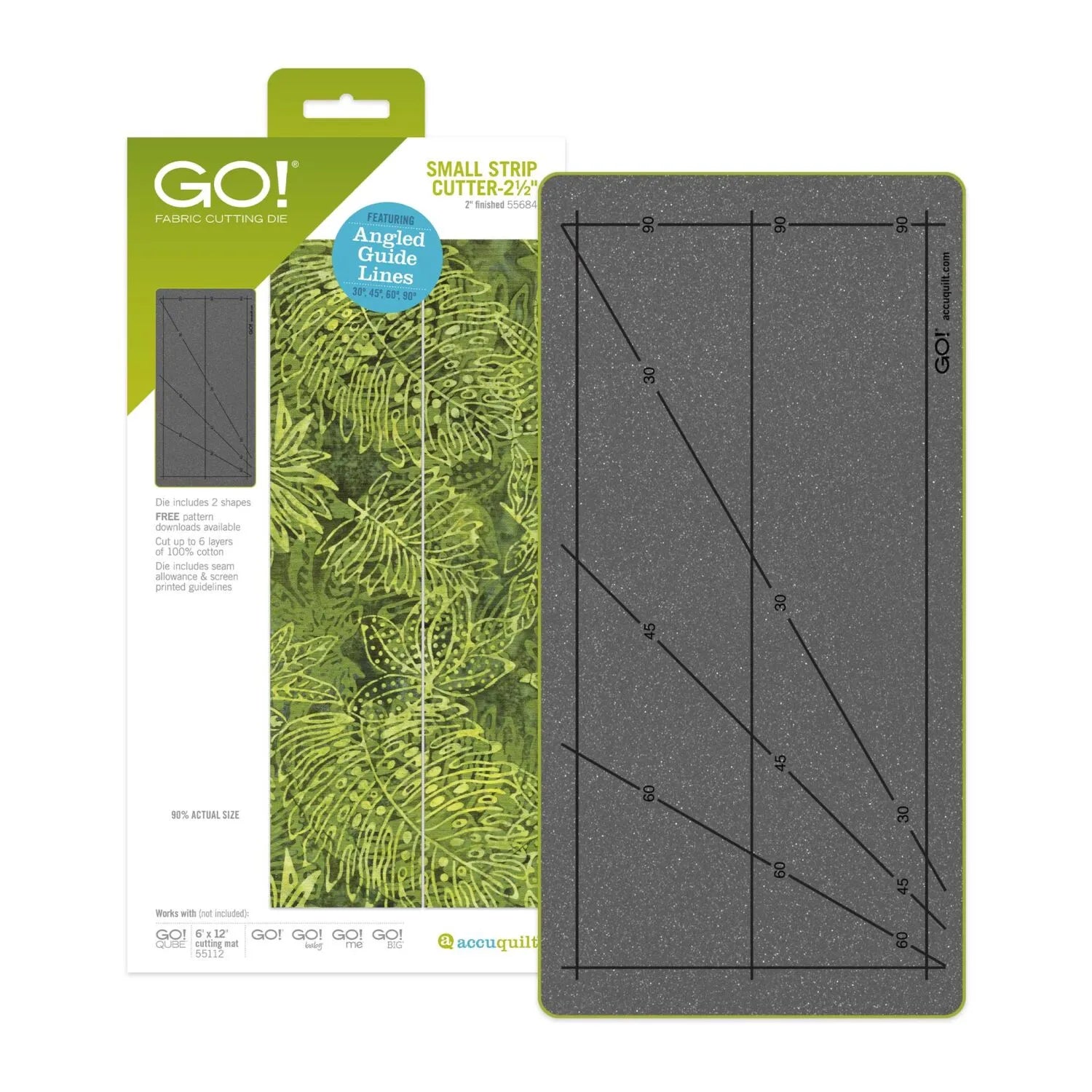 GO! Small Strip Cutter 2 1/2" (2" Finished) Die