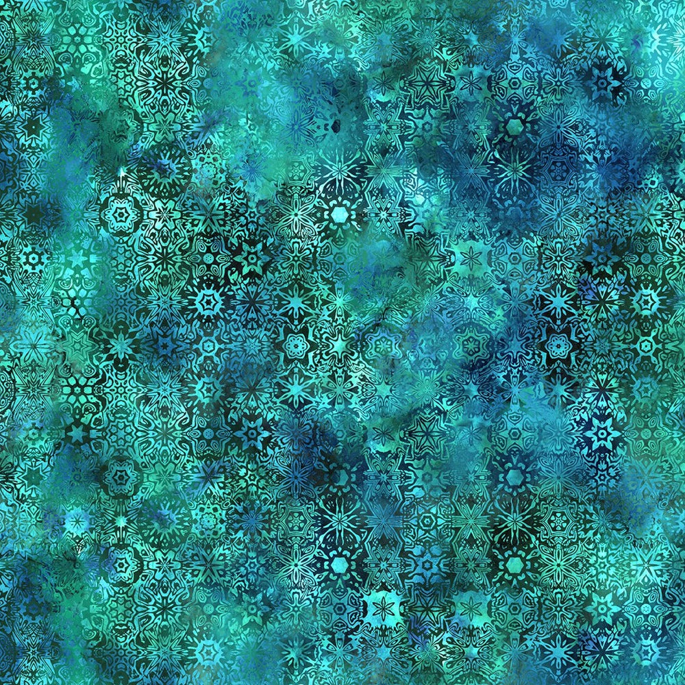 Impressions / Small Mosaic in Teal