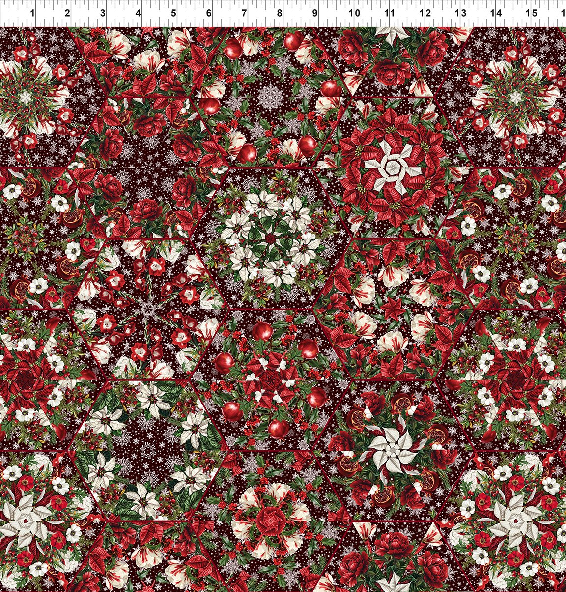 Winter Enchantment / Kaleidoscope in Red