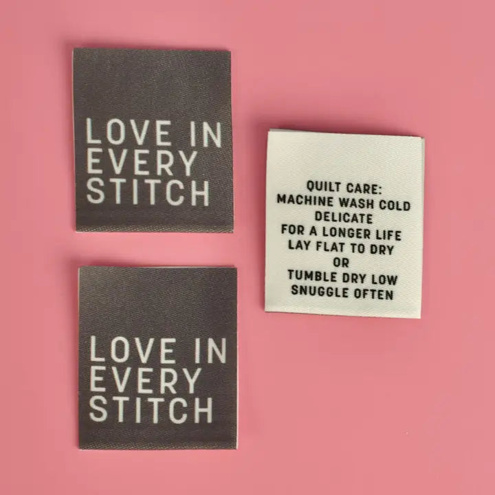 Love In Every Stitch Sew-In Labels