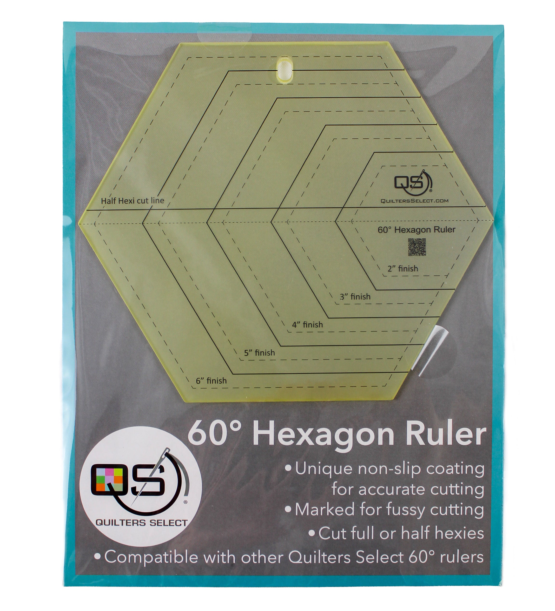 60 Degree Hexagon Ruler