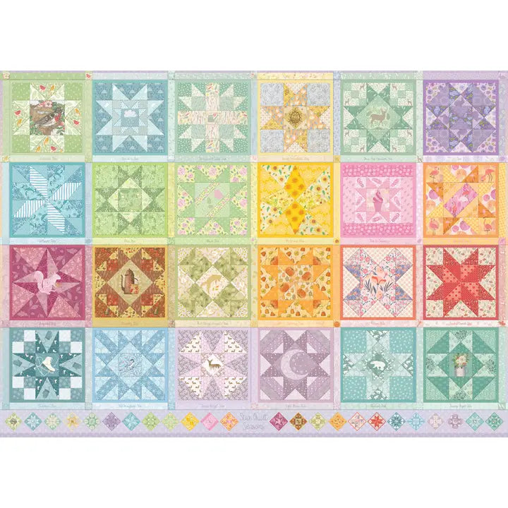 Star Quilt Seasons 1000pc Puzzle