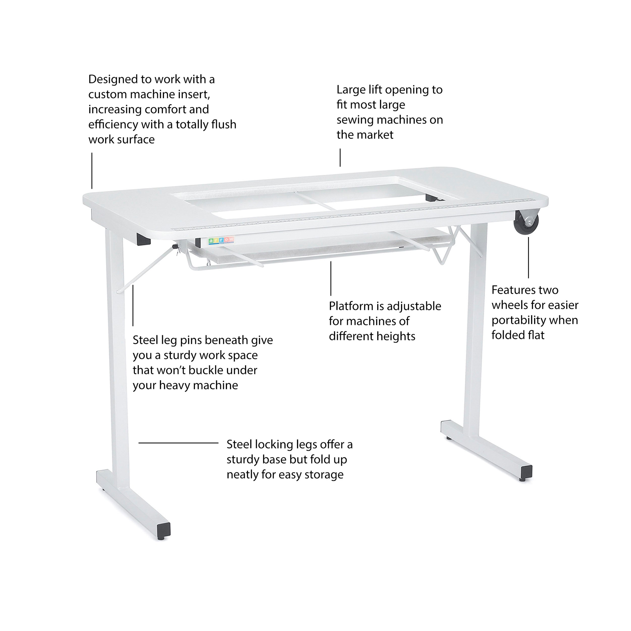 Arrow Gidget II Sewing Table