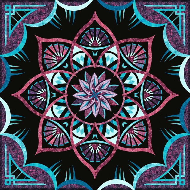 Arcadia: Wall Starlit Batik Fabric Kit (PRE-ORDER)