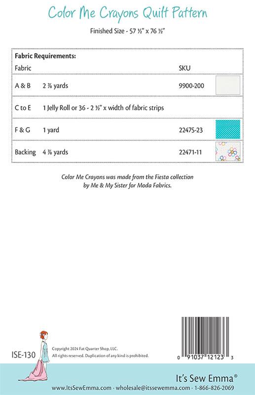 Color Me Crayons Pattern