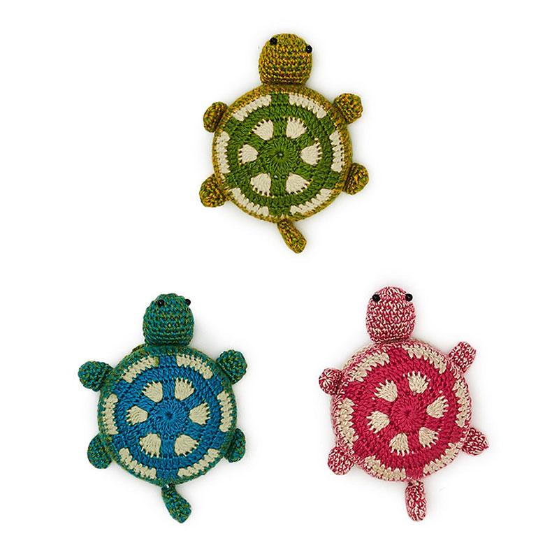 Crocheted Turtle Tape Measure