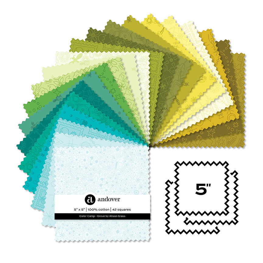 Color Camp Grove / 5" Squares
