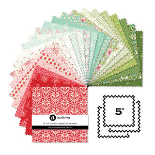 Snowberry 5" Squares