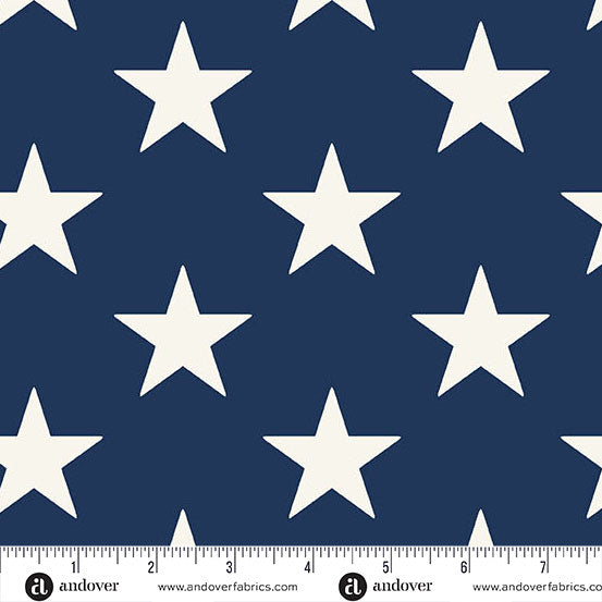 108" Americana / Large Star in Blue