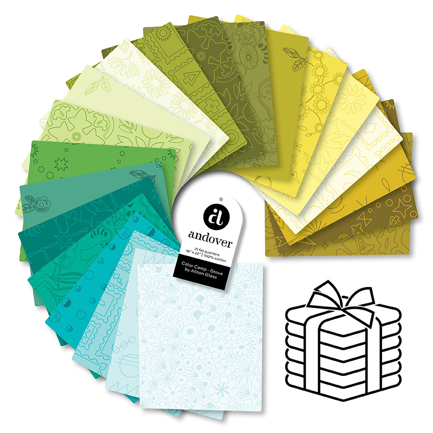 Color Camp Grove / Fat Quarter Bundle