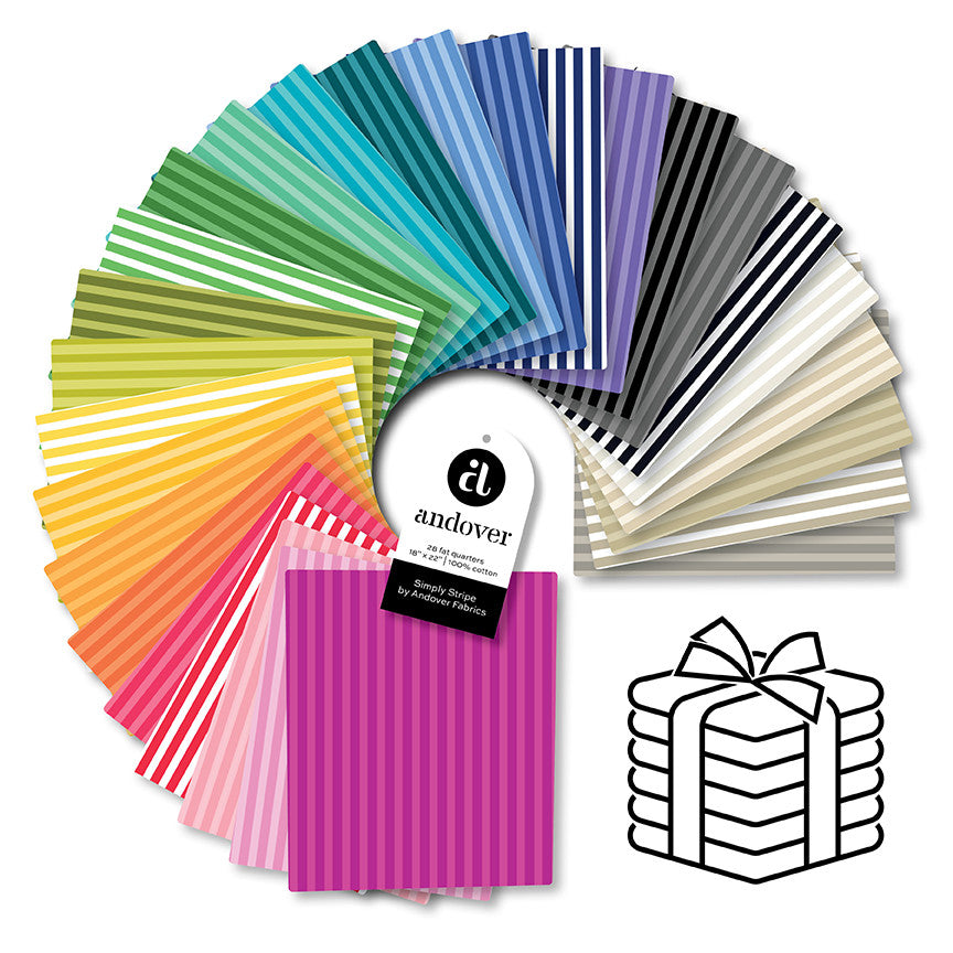 Simply Stripe Fat Quarter Bundle