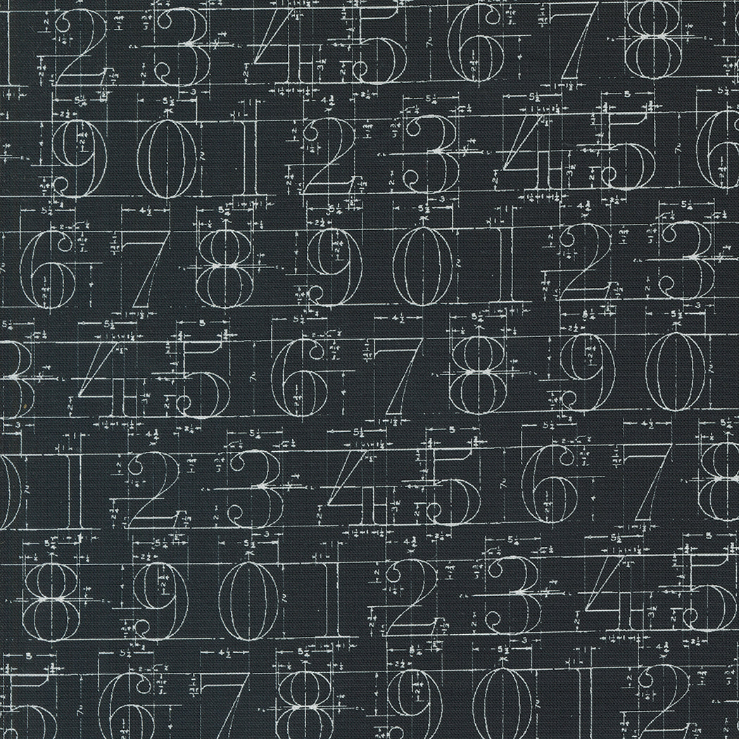 Sable & Swan / Numbers in Ebony