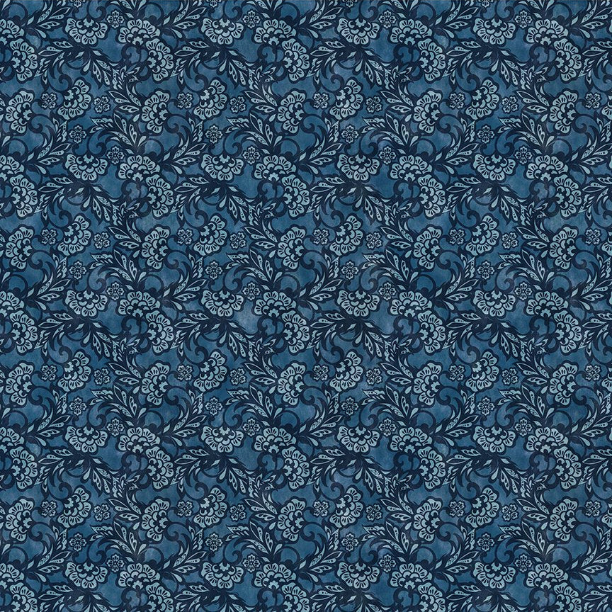 Carpet Bag Romance / Tonal in Blue