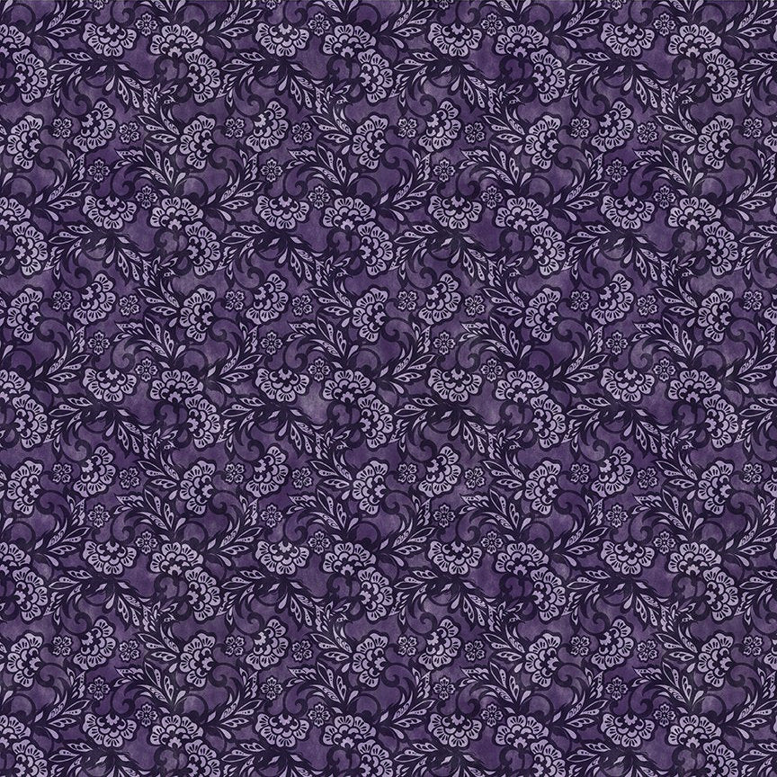 Carpet Bag Romance / Tonal in Purple