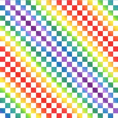 PAWsitivity / Rainbow Checkerboard