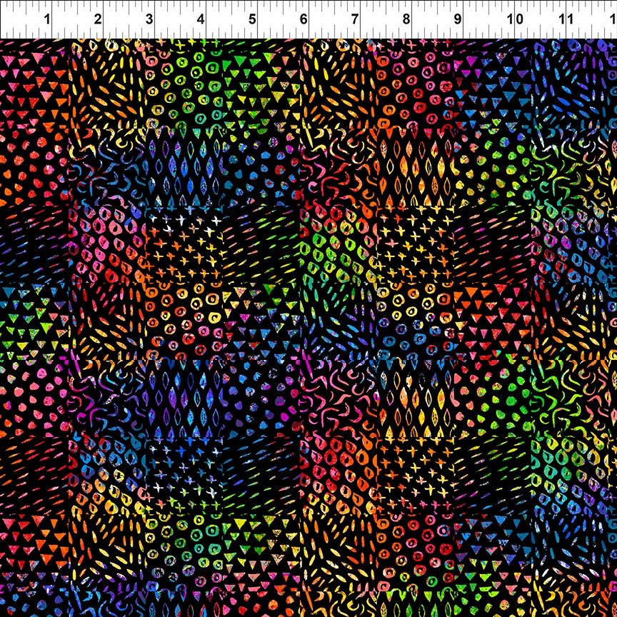 Urban Jungle II / Pattern Squares in Multi