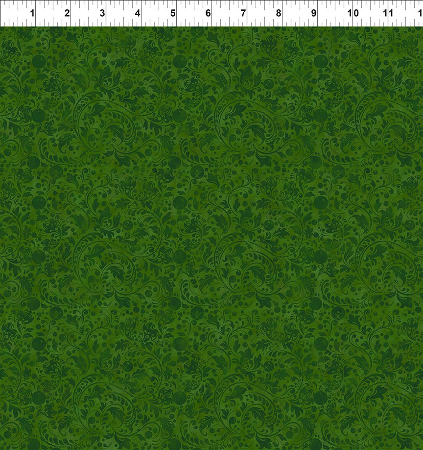 Winter Enchantment / Fleur in Dark Green