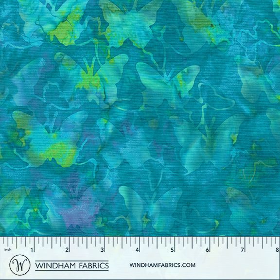 Mediterranean Sea / Butterflies in Cyan