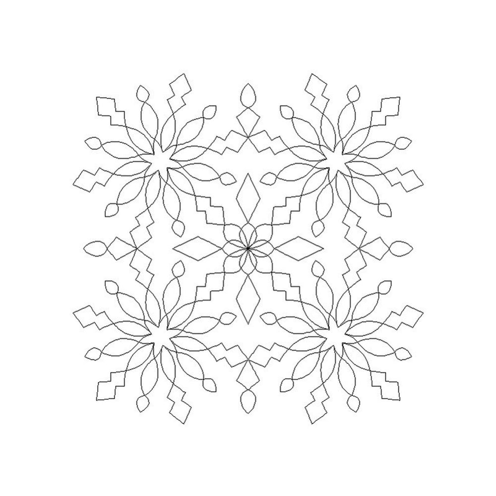 Snowflakes Quilting USB