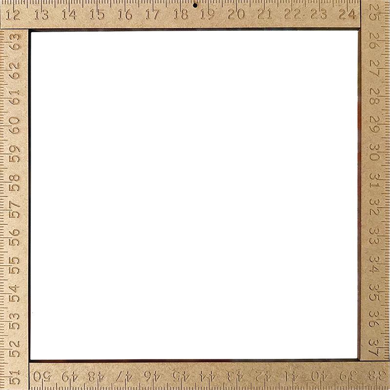 Wooden Ruler Frame