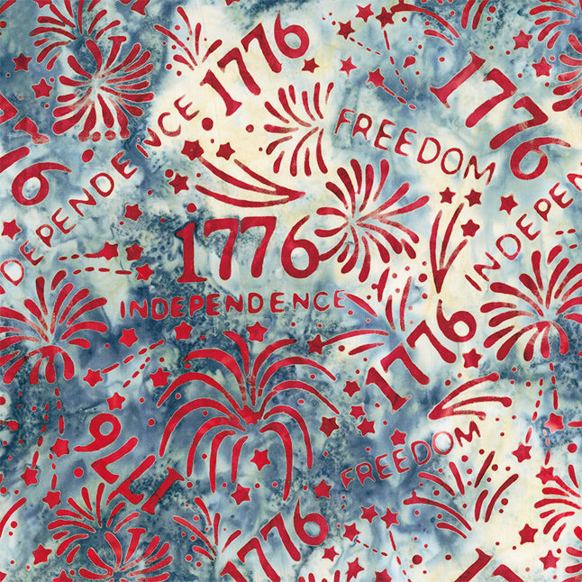 Celebrating 250 Years / Fireworks in Blue Gray