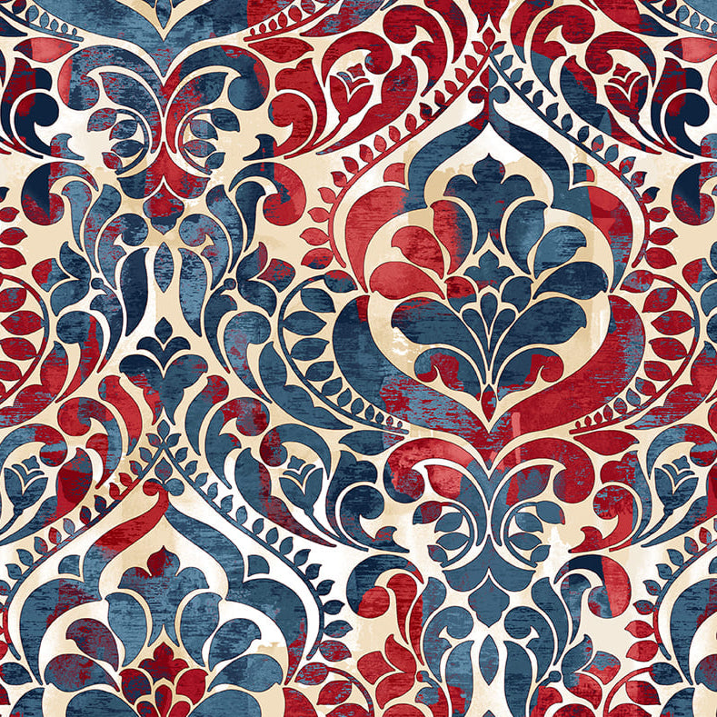 118" You Damask / Patriotic