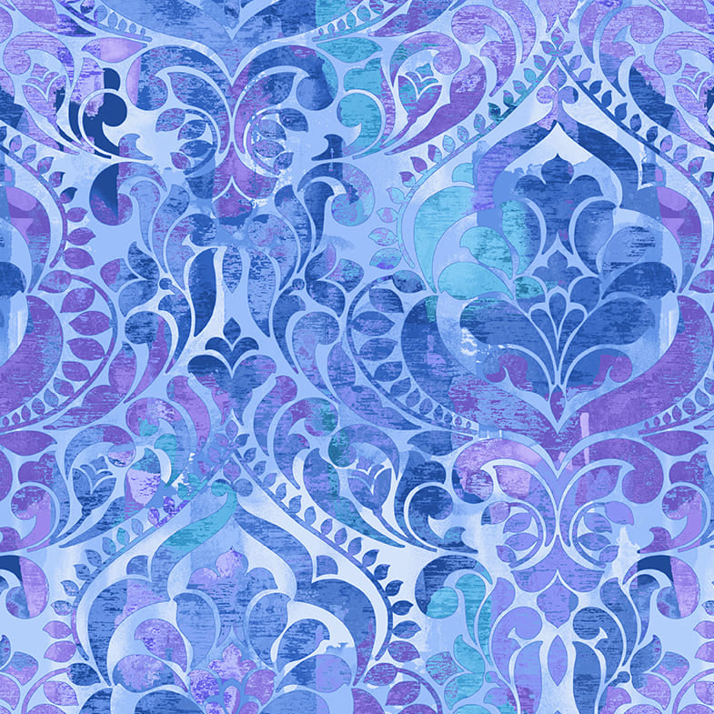 118" You Damask / Blue Violet