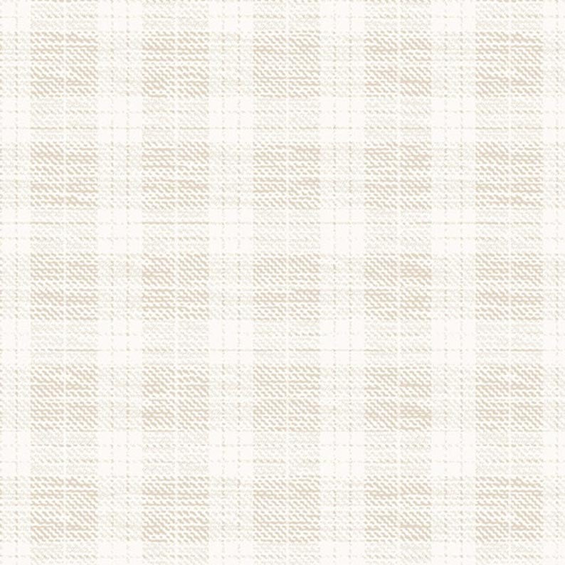 Pieces of America / Plaid in Cream