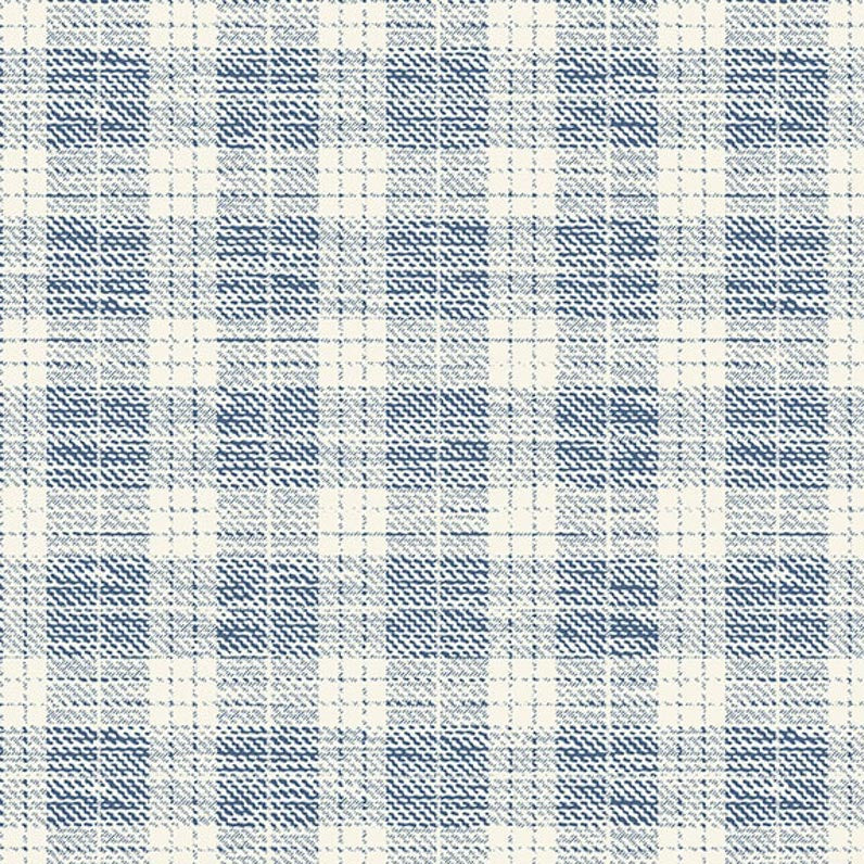 Pieces of America / Plaid in Blue