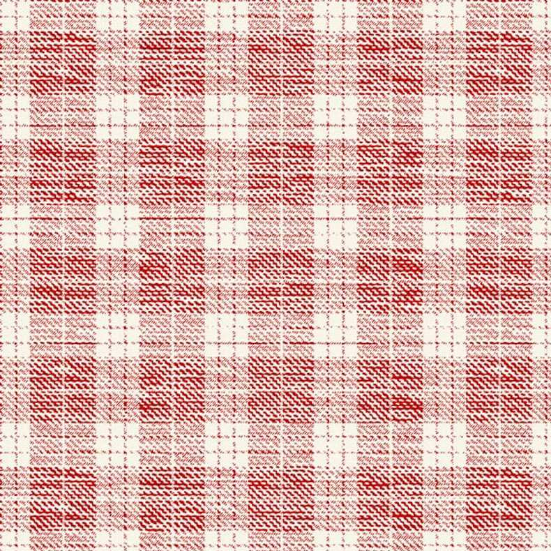 Pieces of America / Plaid in Ruby