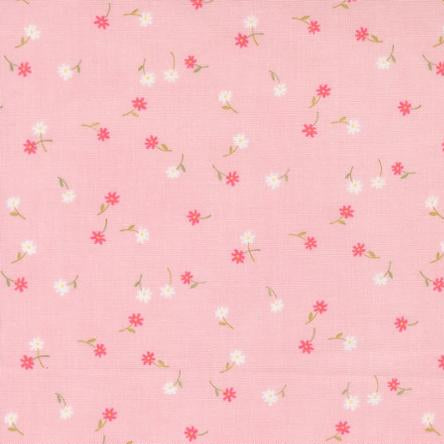 Kindness / Fluttering Flowers in Pink Glass