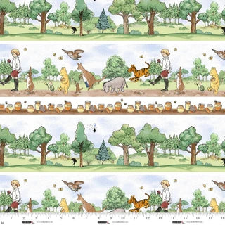 Classic Winnie / Stripe in Brown/Green