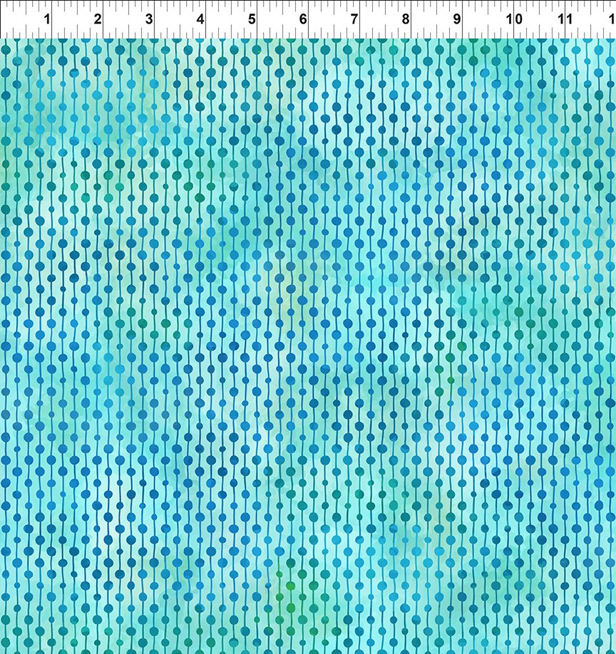 Felicity / Dot Stripe in Teal