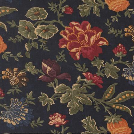 Quail Run / Meadowland in Indigo
