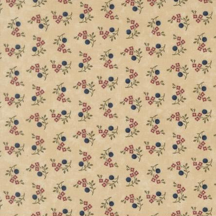 Quail Run / Blooms and Berries in Tan
