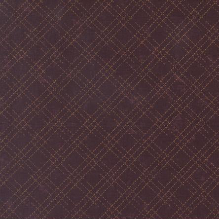 Quail Run / Stitched Plaid in Mulberry