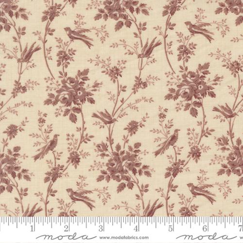 Fleur De Paris / Oiseaux Floral in Pearl Lavender
