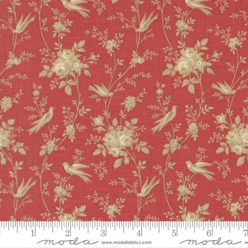 Fleur De Paris / Oiseaux Floral in Garance