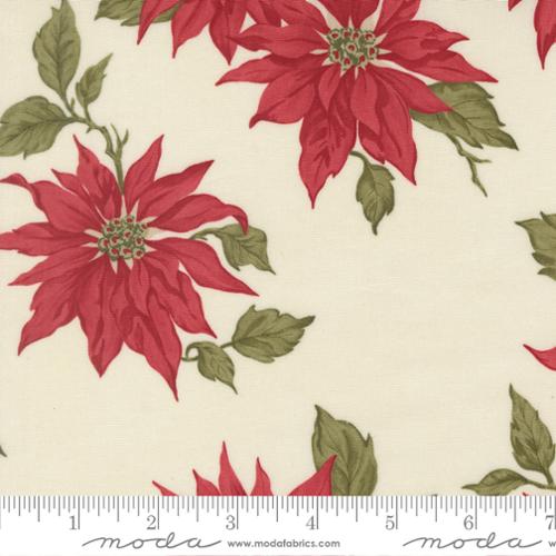 Candlelight Christmas / Poinsettia in Cream