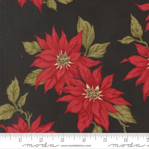 Candlelight Christmas / Poinsettia in Ebony