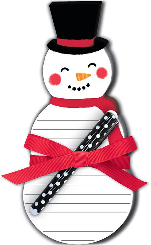 Snowman Notepad