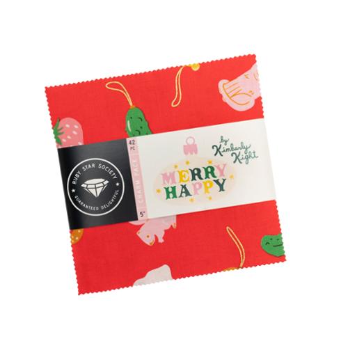 Merry Happy 5" Squares