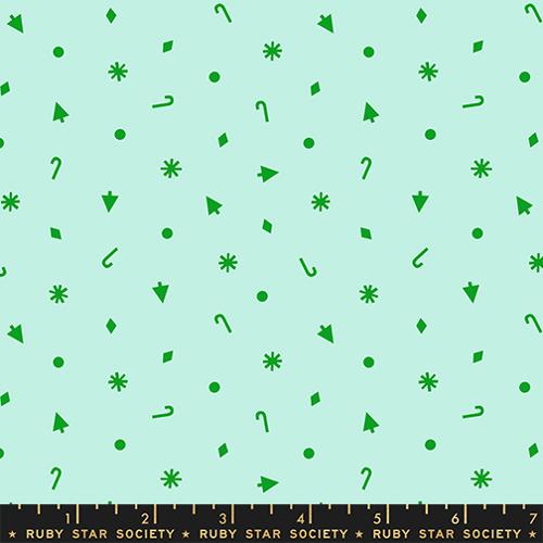 Merry Happy / Christmas Confetti in Mint