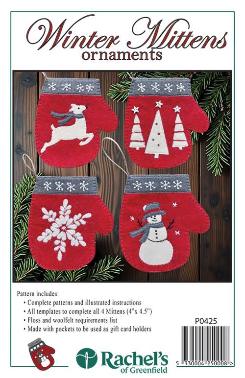 Winter Mittens Ornament Kit