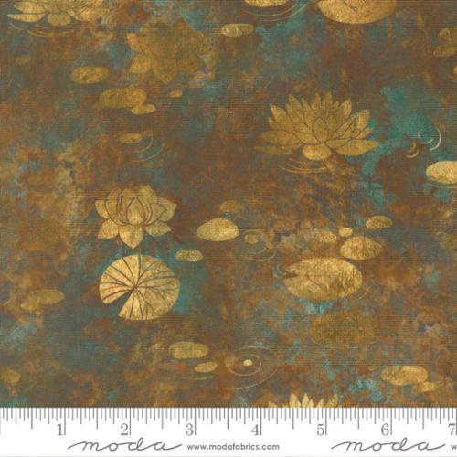 Tranquil Patina / Water Lilies in Bronze