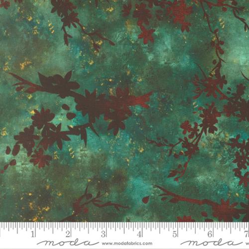 Tranquil Patina / Zen Blossom in Teal