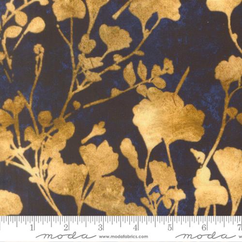 Tranquil Patina / Ginkgo Glow on Midnight