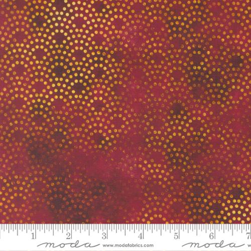 Tranquil Patina / Drishti Dot in Burgundy